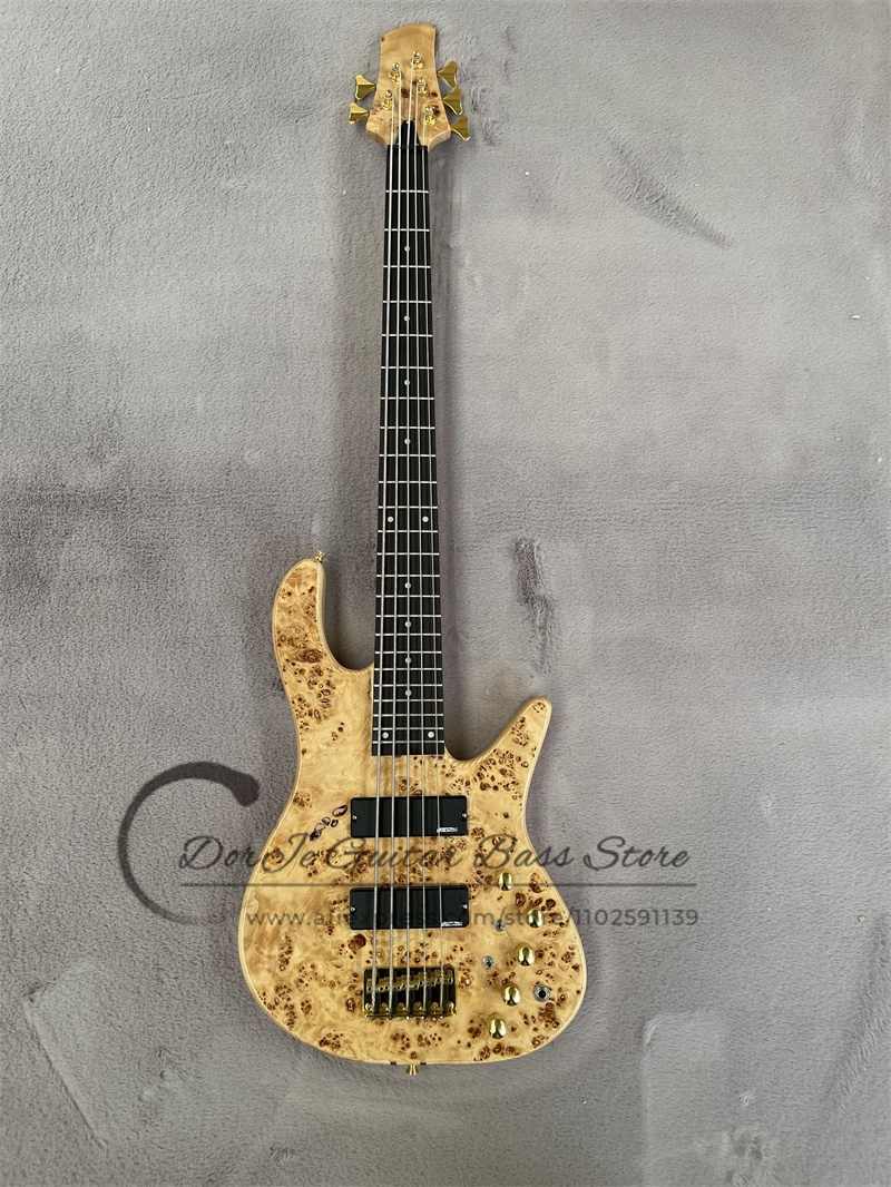 Bass Guitar Fretless - 5 corde basso Fode Bass Maple