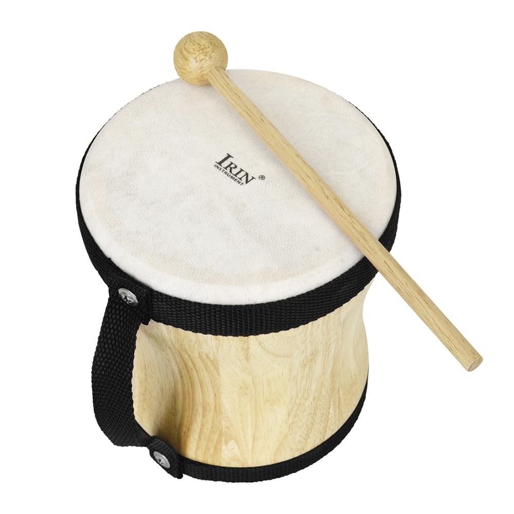 Tambourine Hand Drum - Tamburo Indiano in Legno con Pelle