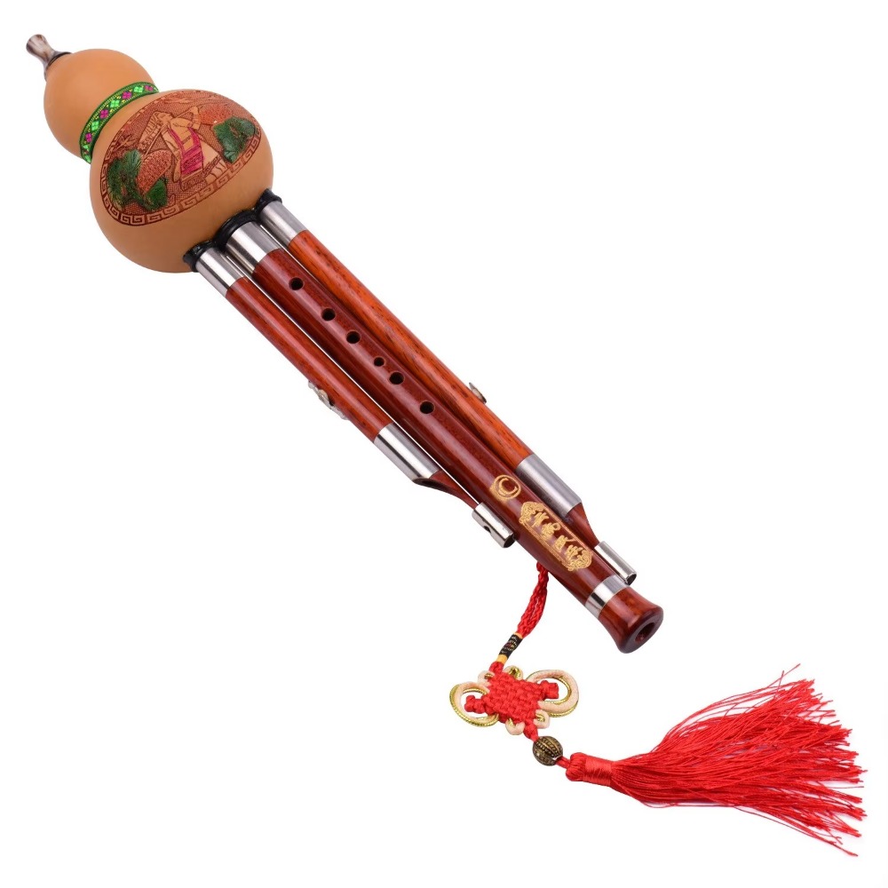 Musical Instrument In Chinese - Flauto Hulusi a 3 toni in