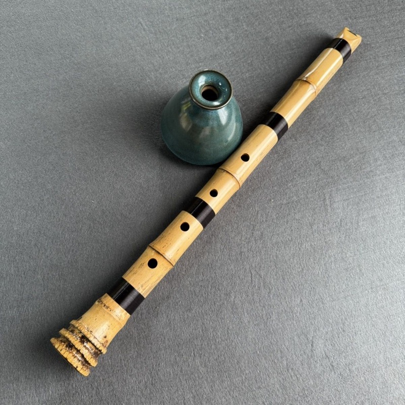 Musical Instrument In Chinese - 5 fori Shakuhachi Tradizione cinese Shakuhachi