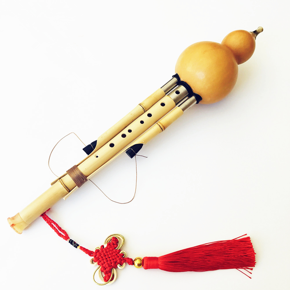 Musical Instrument In Chinese - Fatto A Mano cinese Hulusi Bambù