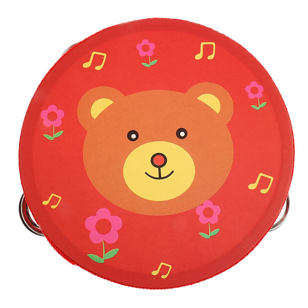Tambourine Hand Drum - Campanello a mano, tamburello in legno,