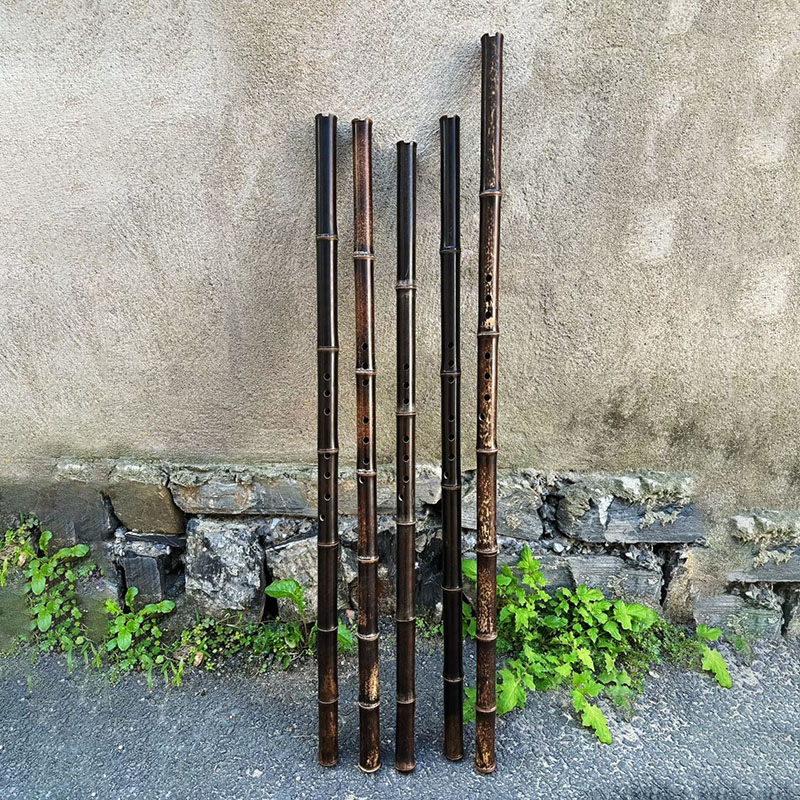 Musical Instrument In Chinese - 8 fori di bambù viola Xiao