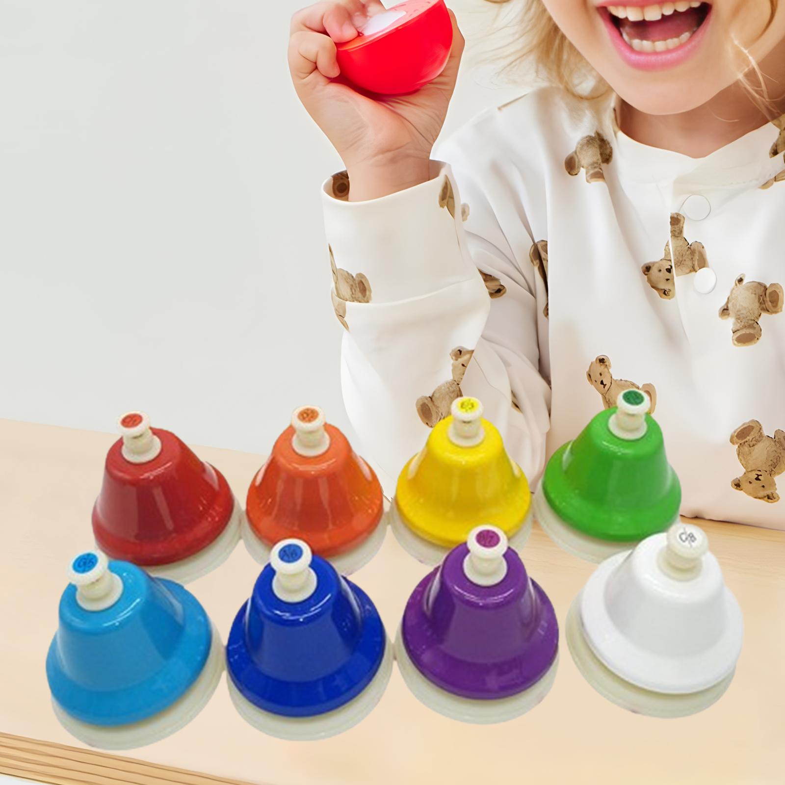 Musical Instrument I Play - Campane da scrivania per bambini, campanelli