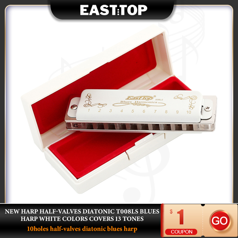 Musical Instrument Reed - EASTTOP T008LS pettine trasparente per armonica