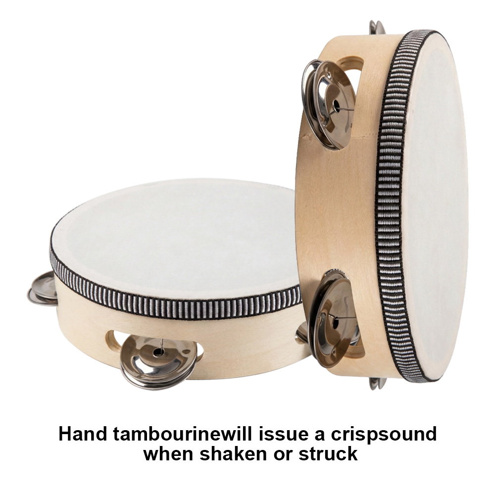 Tambourine Hand Drum - Tamburello a mano da 6 pollici