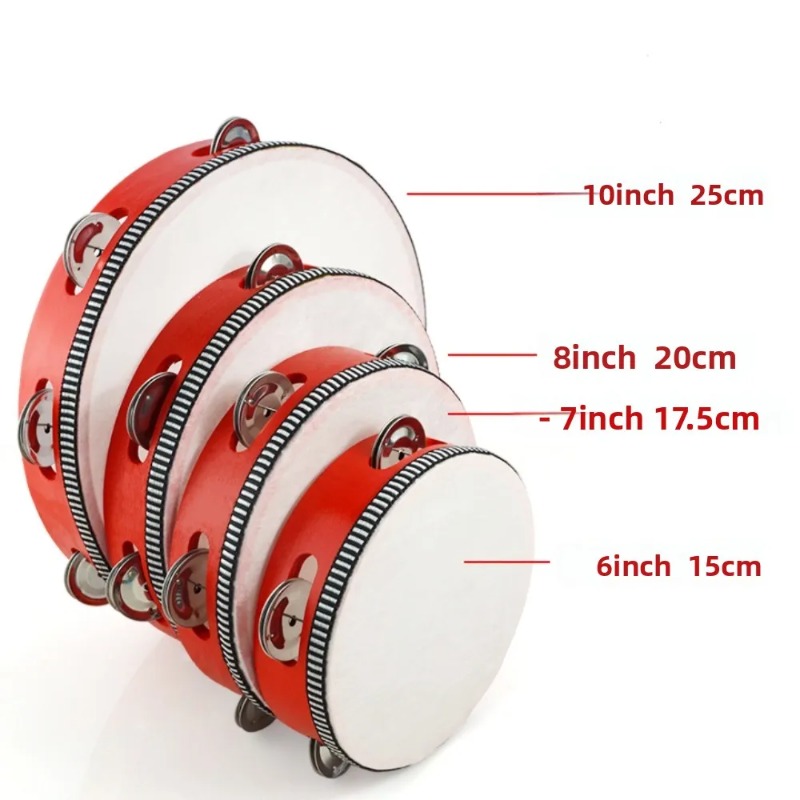 Tamburello in Legno con Sonagl - Tambourine Hand Drum recensione e prezzo
