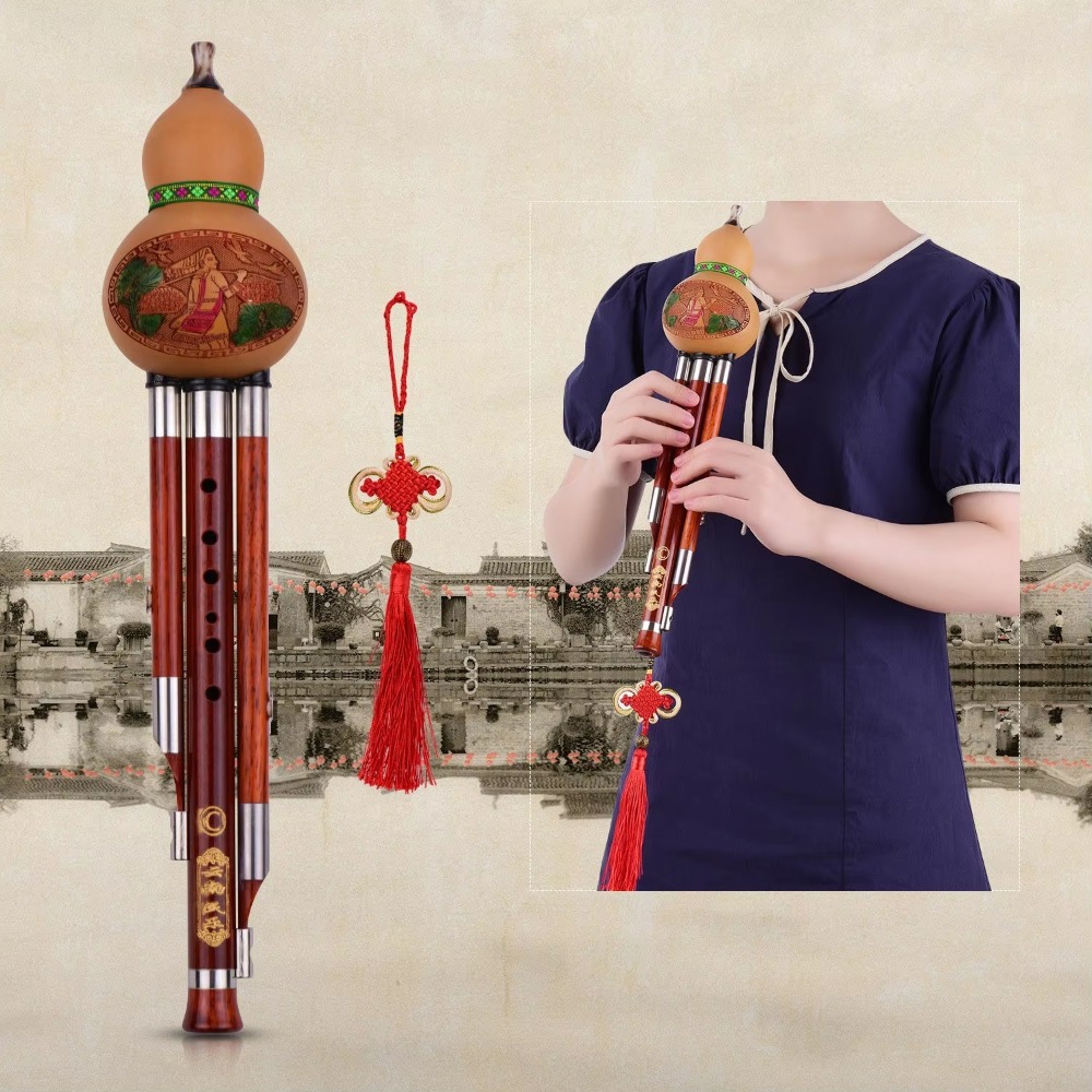 Flauto Hulusi a 3 toni in Do,  - Musical Instrument In Chinese recensione e prezzo