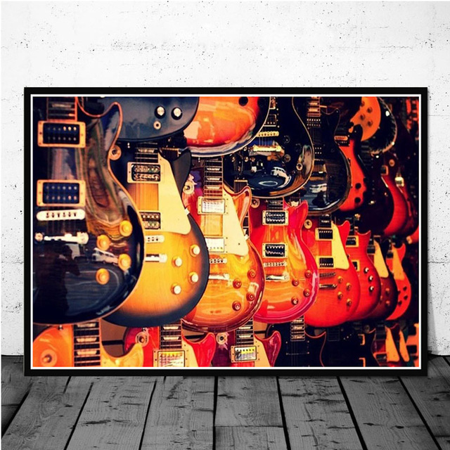 Stampe su tela immagini Wall A - Musical Instrument Images recensione e prezzo