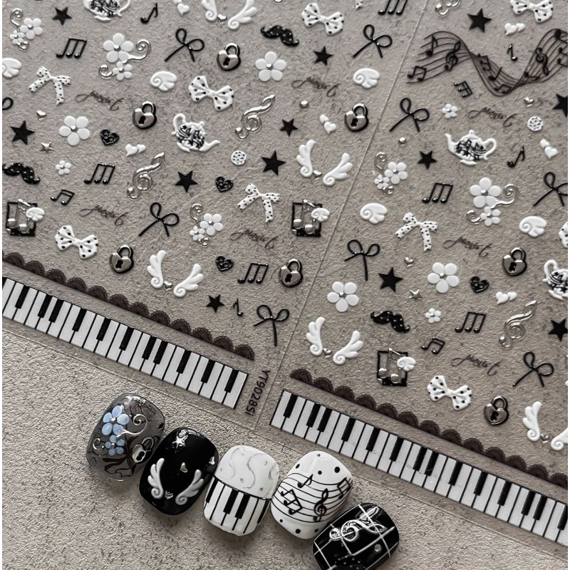 Adesivi per Unghie 5D Stile Re - Musical Instrument Images recensione e prezzo