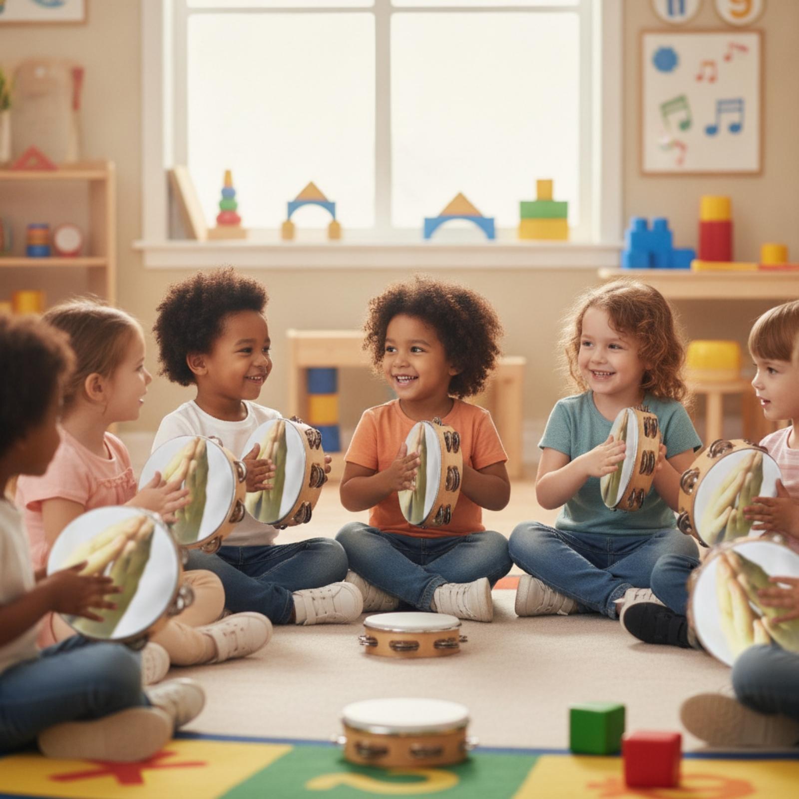 Tamburello per Bambini in Legn - Tambourine Hand Drum recensione e prezzo